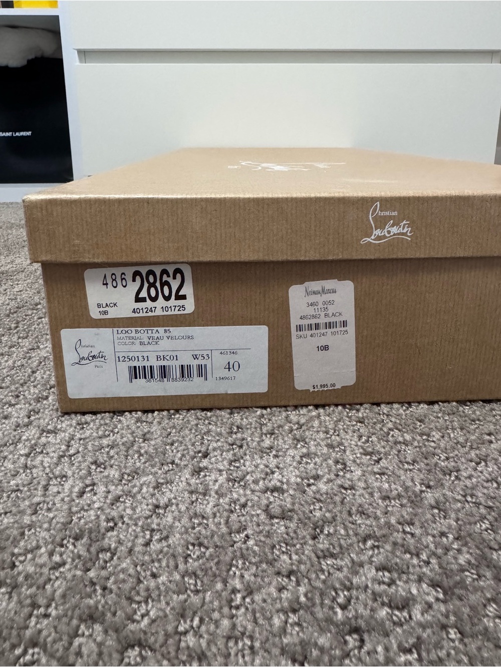 Christian Louboutin 85 mm Loo Botta boots- brand new! - Picture 3 of 11
